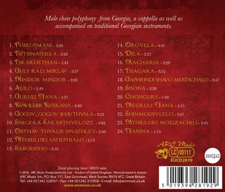 Traditional Songs from Georgia - CD Audio di Ensemble Kereoni - 2