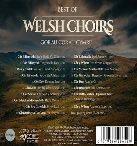 Best of Welsh Choirs. Gorau Corau Cymru - CD Audio - 2