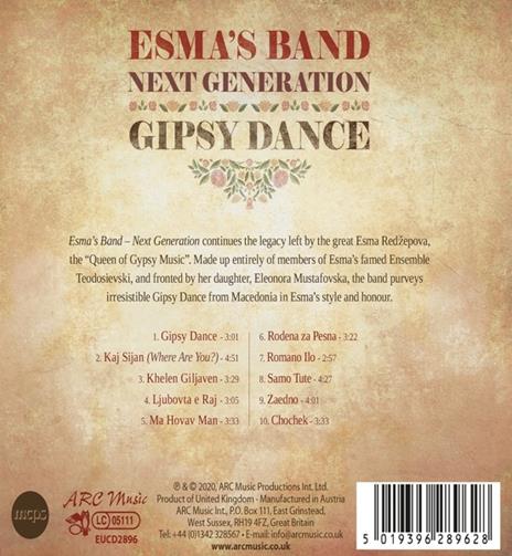 Gipsy Dance - CD Audio di Esma's Band Next Generation - 2