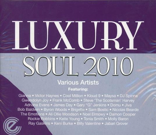 Luxury Soul 2010 - CD Audio