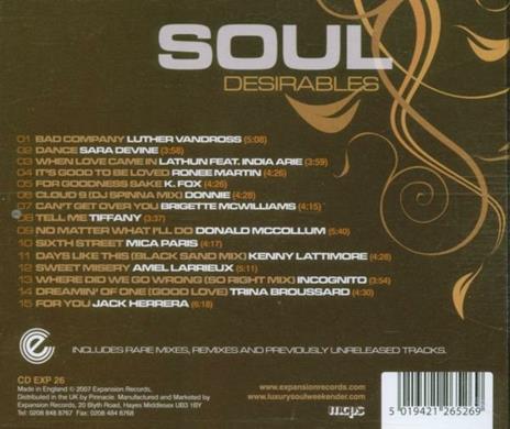 Soul Desirables - CD Audio - 2