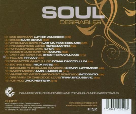 Soul Desirables - CD Audio - 2