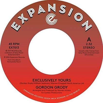 Exclusively Yours- After Loving You - Vinile LP di Gordon Grody