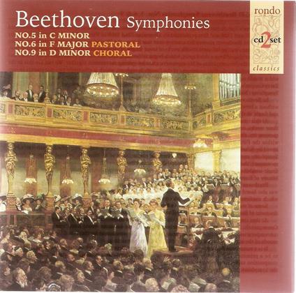 Symphonies Nos. 5, 6, 9 - CD Audio di Ludwig van Beethoven