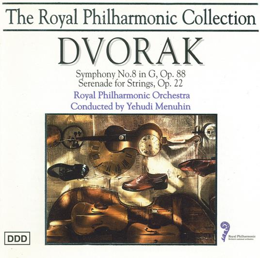 Symphony No.8 / Serenade For Strings - CD Audio di Yehudi Menuhin,Royal Philharmonic Orchestra