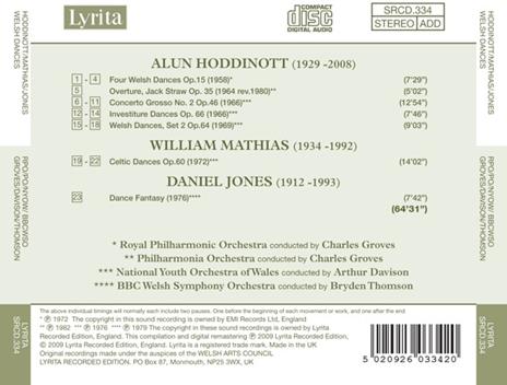 Welsh Dances - CD Audio di Royal Philharmonic Orchestra - 2