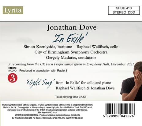 Dove. In Exile - CD Audio di Simon Keenlyside - 2