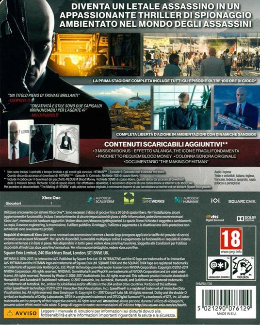 HITMAN: La prima stagione completa Steelbook Edition - XONE - 3