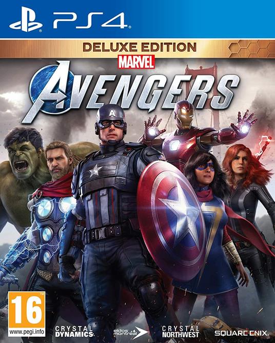 Marvel Avengers Playstation 4 Deluxe Edition Edizione Regno Unito
