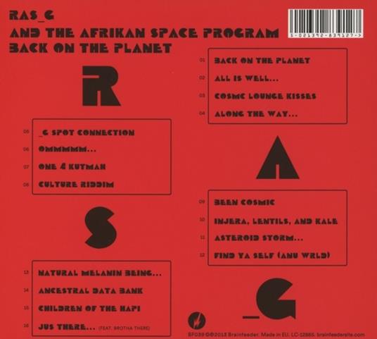Back on the Planet - CD Audio di Ras G - 2