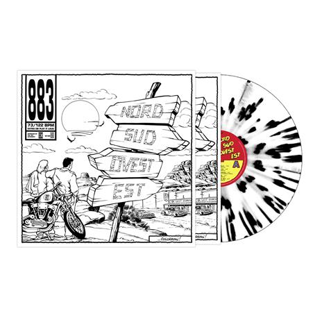 Nord Sud Ovest Est (Original Version 1993 - 180 gr. Splatter Vinyl) - Vinile LP di 883