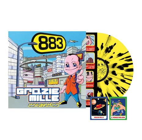 Grazie mille (Vinile Splatter Edizione Limitata + 2 Figurine Speciali) - Vinile LP di 883