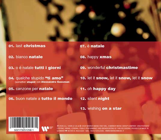 Canzoni per Natale (2024) - CD Audio di Irene Grandi - 3