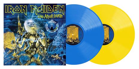 Life After Death (40th Anniversary Limited Edition - 2 LP Yellow-Blue Coloured) - Vinile LP di Iron Maiden