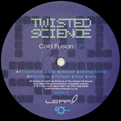 Cold Fusion - Vinile LP di Twisted Science