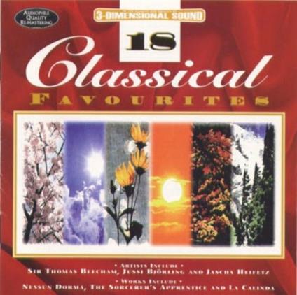18 Classical Favourites Sample - CD Audio