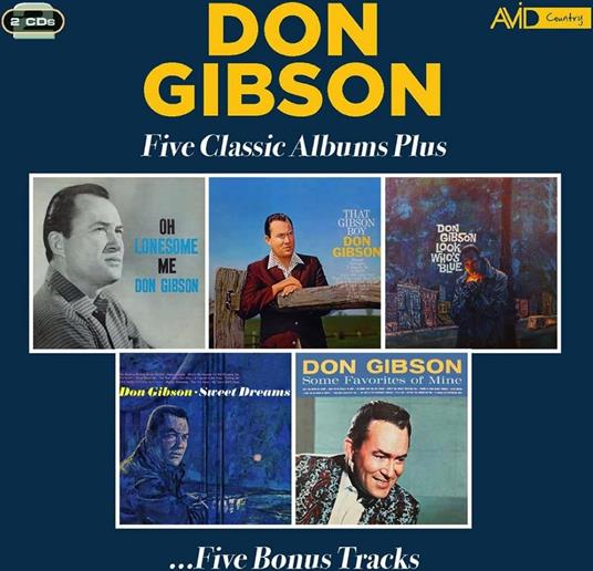 Five Classic Albums Plus - CD Audio di Don Gibson