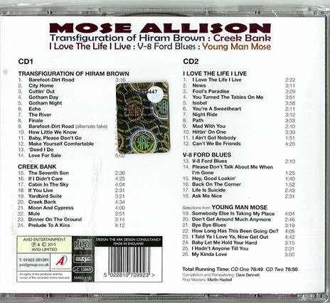 Allison. Four Classic Albums - CD Audio di Mose Allison - 2