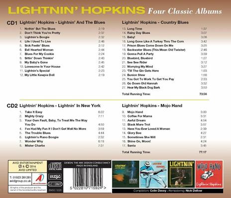 Four Classic Albums - CD Audio di Lightnin' Hopkins - 2