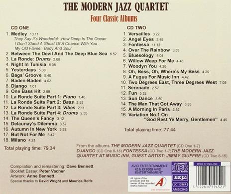 Four Classic Albums - CD Audio di Modern Jazz Quartet - 2