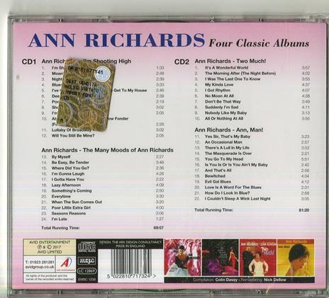 Four Classic Albums - CD Audio di Ann Richards - 2