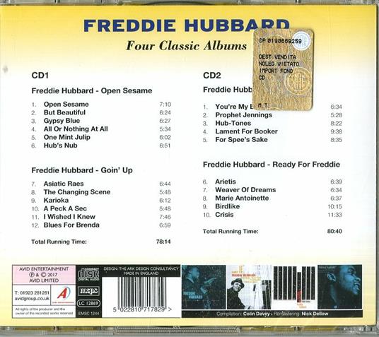 Four Classic Albums - CD Audio di Freddie Hubbard - 2
