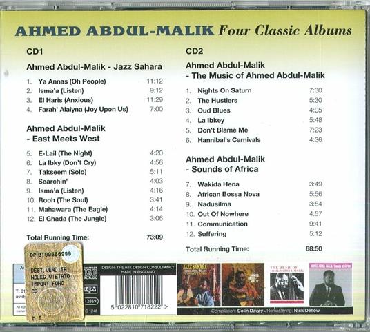 Four Classic Albums - CD Audio di Abdul-Malik Ahmed - 2