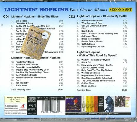 Four Classic Albums - CD Audio di Lightnin' Hopkins - 2