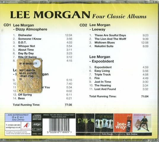 Four Classic Albums - CD Audio di Lee Morgan - 2