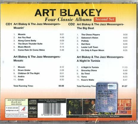Four Classic Albums - CD Audio di Art Blakey - 2