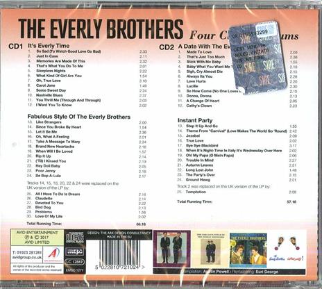 Four Classic Albums - CD Audio di Everly Brothers - 2