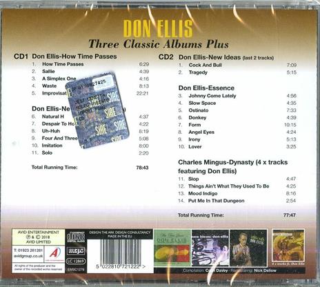 Three Classic Albums Plus - CD Audio di Don Ellis - 2