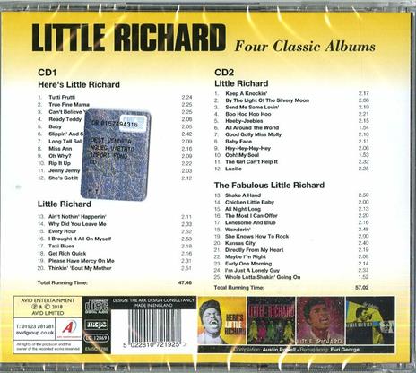 Four Classic Albums - CD Audio di Little Richard - 2
