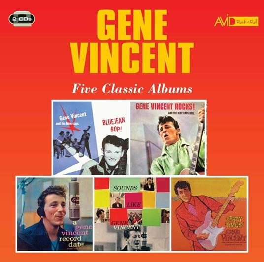 Five Classic Albums - CD Audio di Gene Vincent