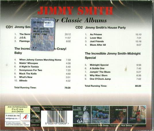 Four Classic Albums - CD Audio di Jimmy Smith - 2