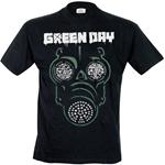 T-Shirt uomo Green Day. Green Mask