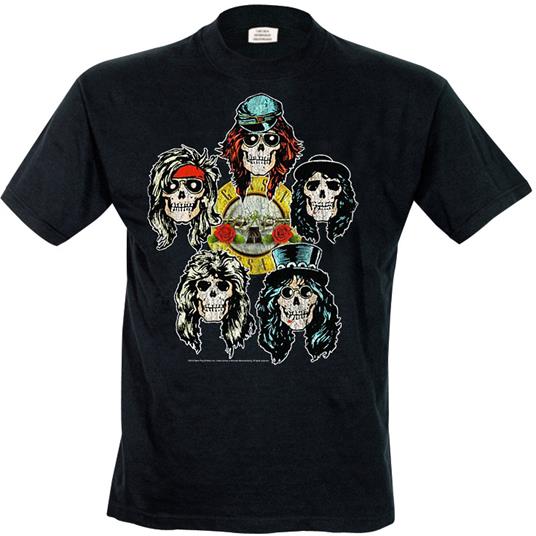T-Shirt uomo Guns N Roses. Vintage Heads