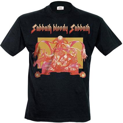 T-Shirt uomo Black Sabbath. Sabbath Bloody Sabbath