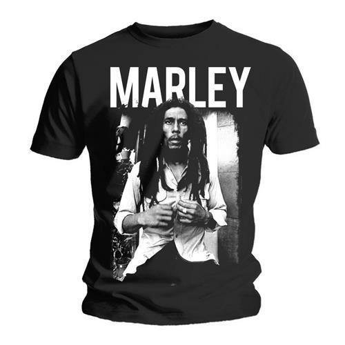 T-Shirt Bob Marley Men's Tee: Black & White