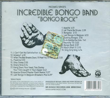 Bongo Rock - CD Audio di Incredible Bongo Band - 2