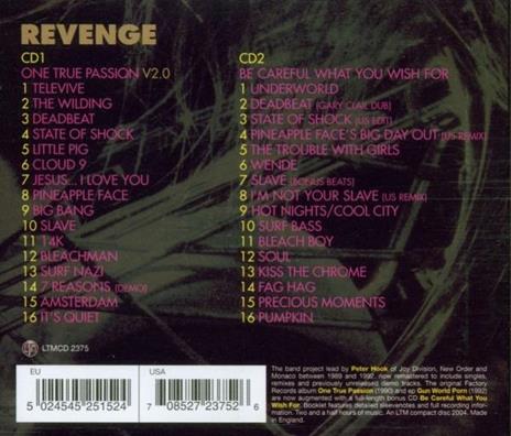 One True Passion V 2.0 - CD Audio di Revenge - 2