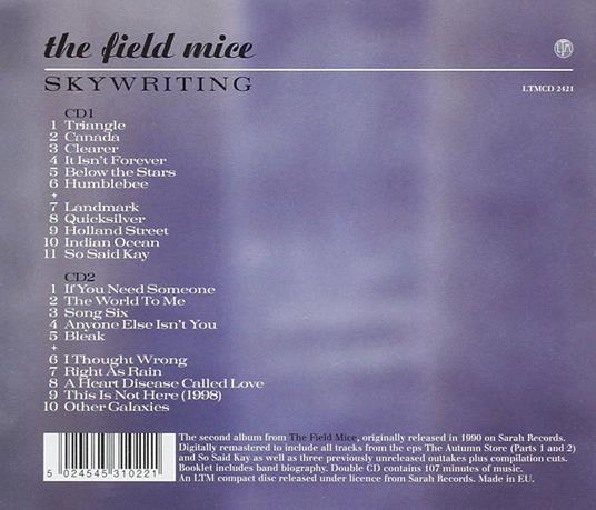 Skywriting + Singles - CD Audio di Field Mice - 2