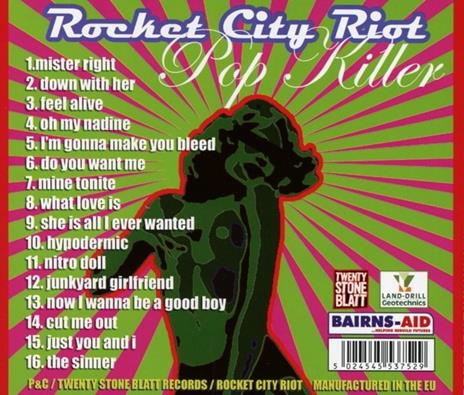 Pop Killer - CD Audio di Rocket City Riot - 2