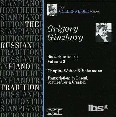 The Russian Piano Tradition vol.13 - CD Audio di Grigory Ginzburg