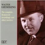Complete Homocord Recordings - CD Audio di Walter Gieseking