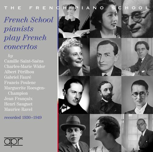 French School Pianists Play French Concertos - CD Audio