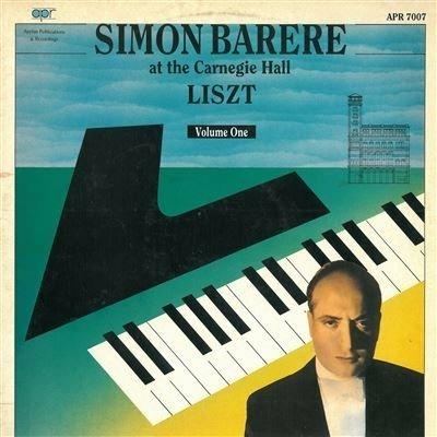 Simon Barere Liszt vol.1 - Vinile LP di Franz Liszt,Simon Barere