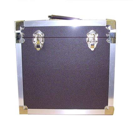 Vinyl Accessories. Black. 50 Lp Record Storage Carry Case