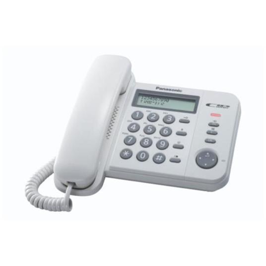 Telefono Fisso Panasonic Kx-Ts560Ex1W Bca Bianco - 3