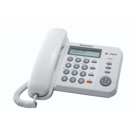 Telefono Fisso Panasonic Kx-Ts580Ex1W Bianco - 7